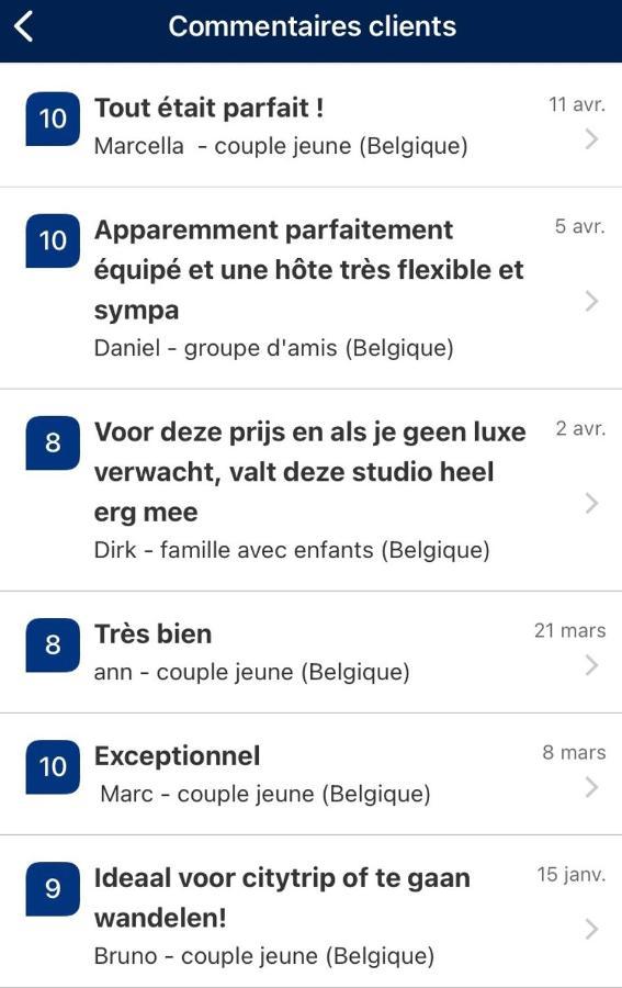 Studio 2 Pers. Tourisme Et Business Namur Exterior foto